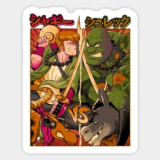 Samurai Sukubi VS Shurekku Sticker